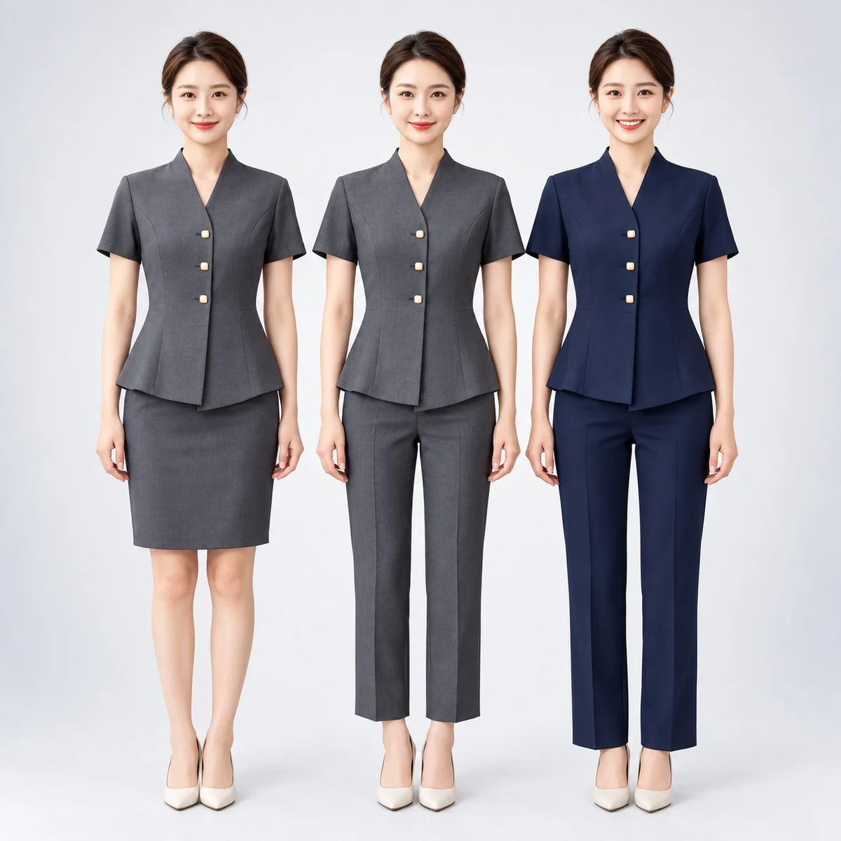 Womens Hotel Reception Uniform Set