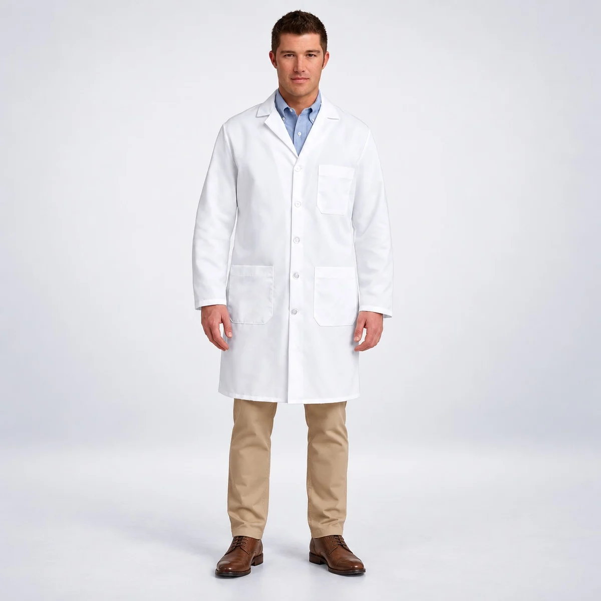Mens White Lab Coat