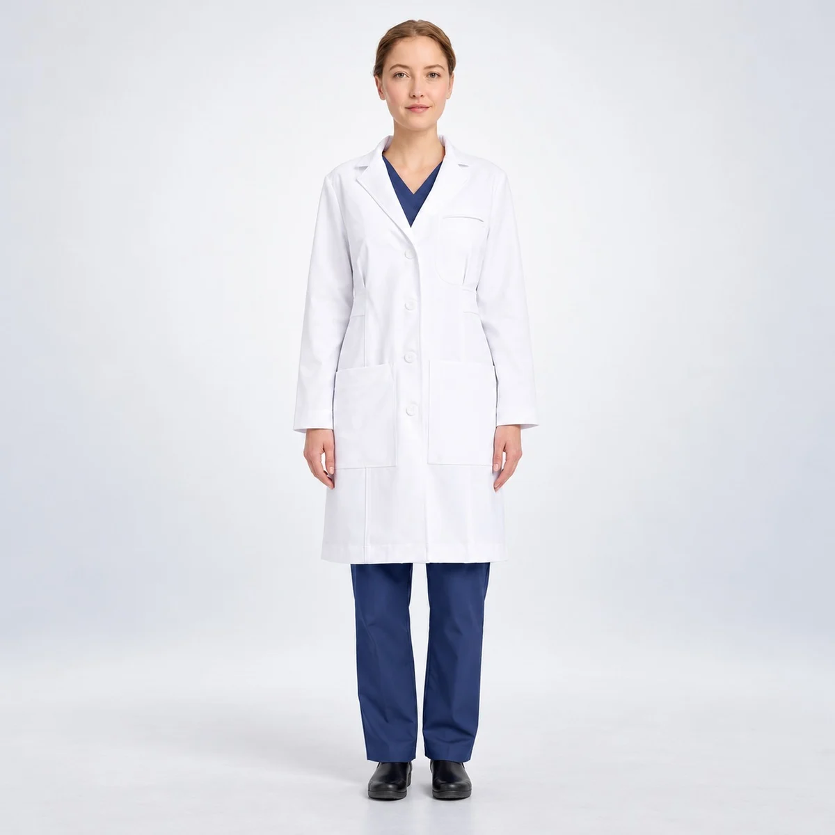 Womens Full Sleeve White Lab Coat