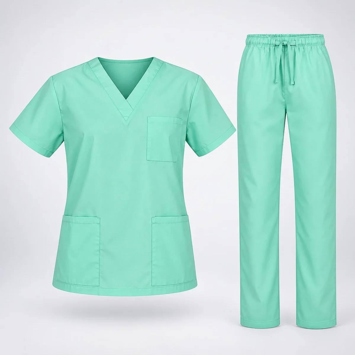 Mint Green Unisex Scrub Set