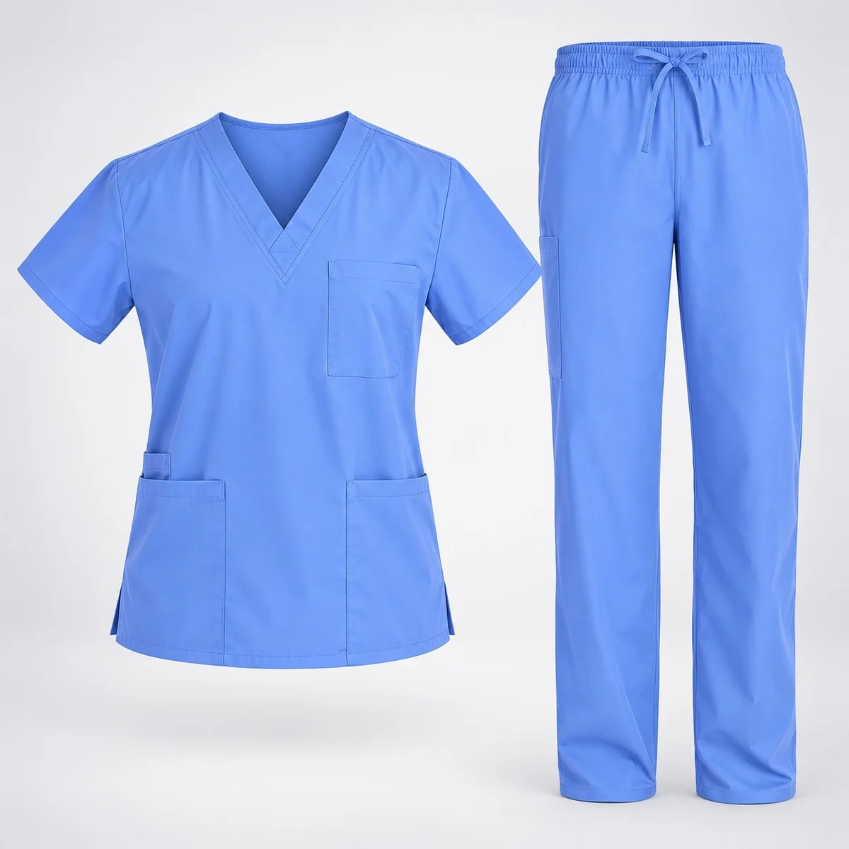 Blue Medical Scrub Set