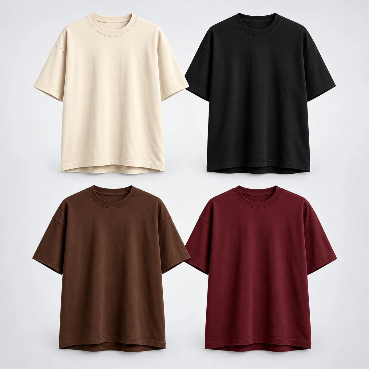 Unisex Cotton Jersey Crew Neck T-Shirt