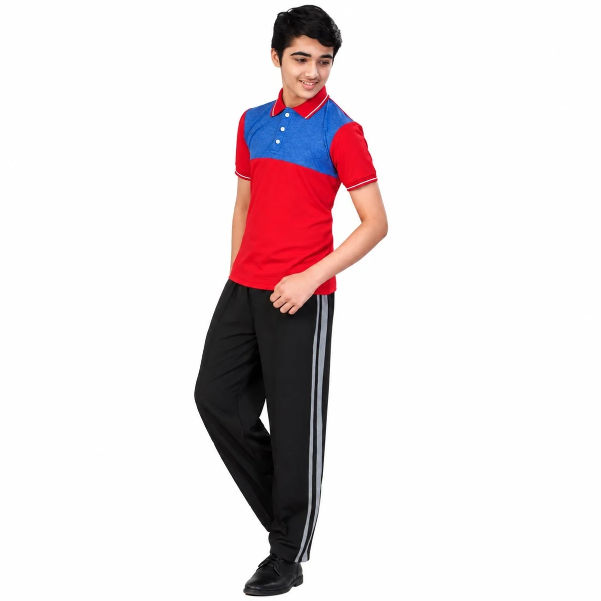 Kids Colorblock Sports Uniform Set