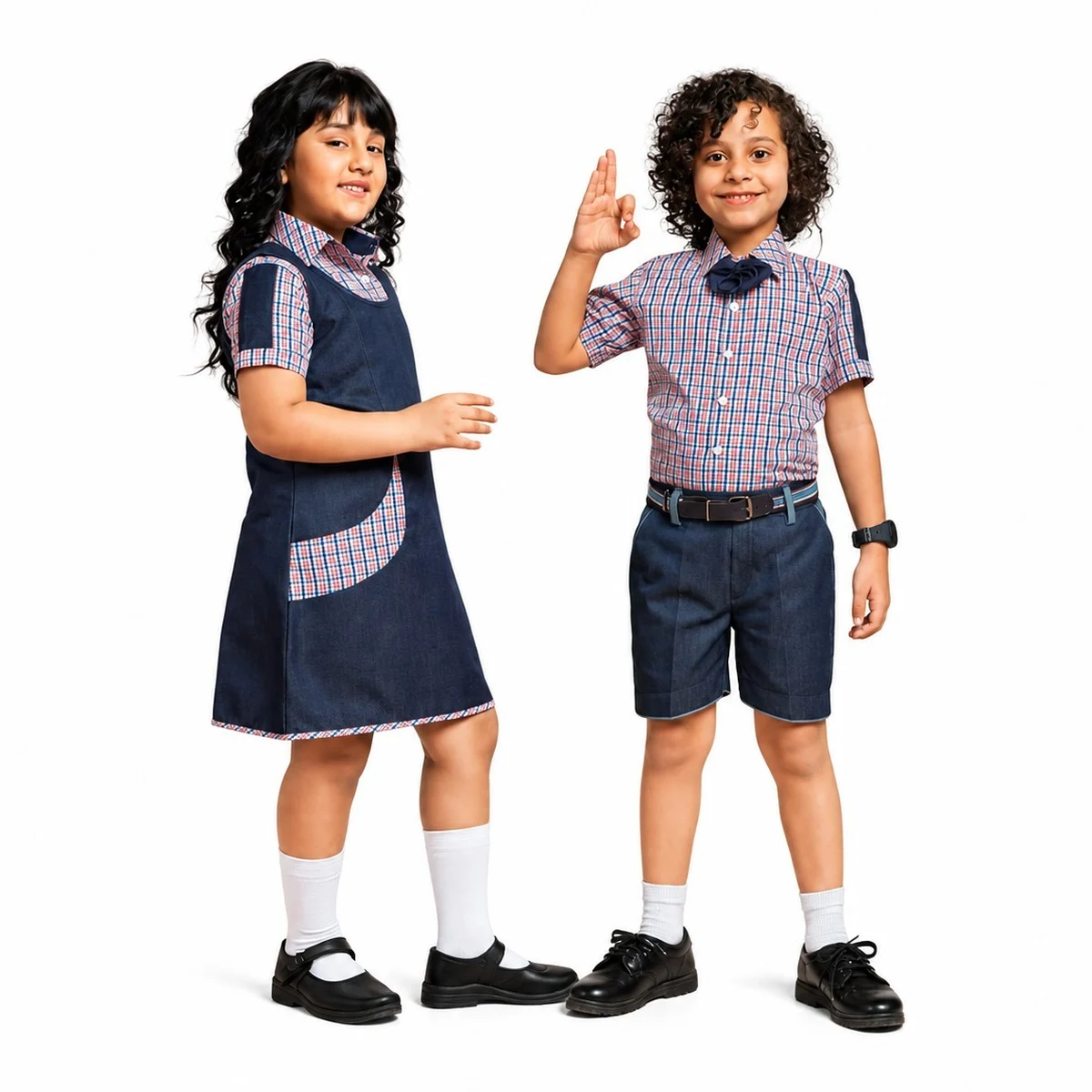 Coordinated Boys And Girls School Uniform Set