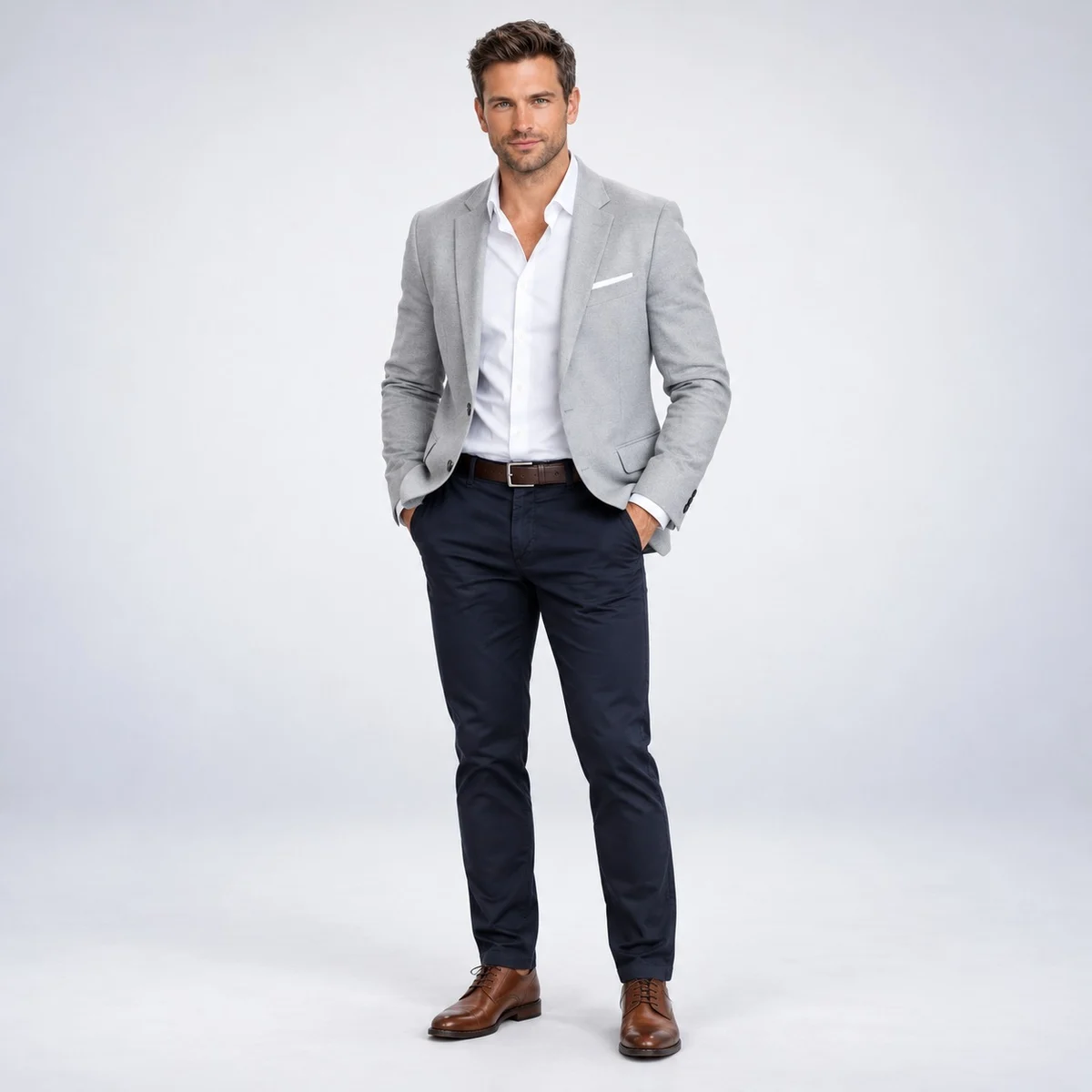 Mens Formal Blazer and Trouser Corporate Set
