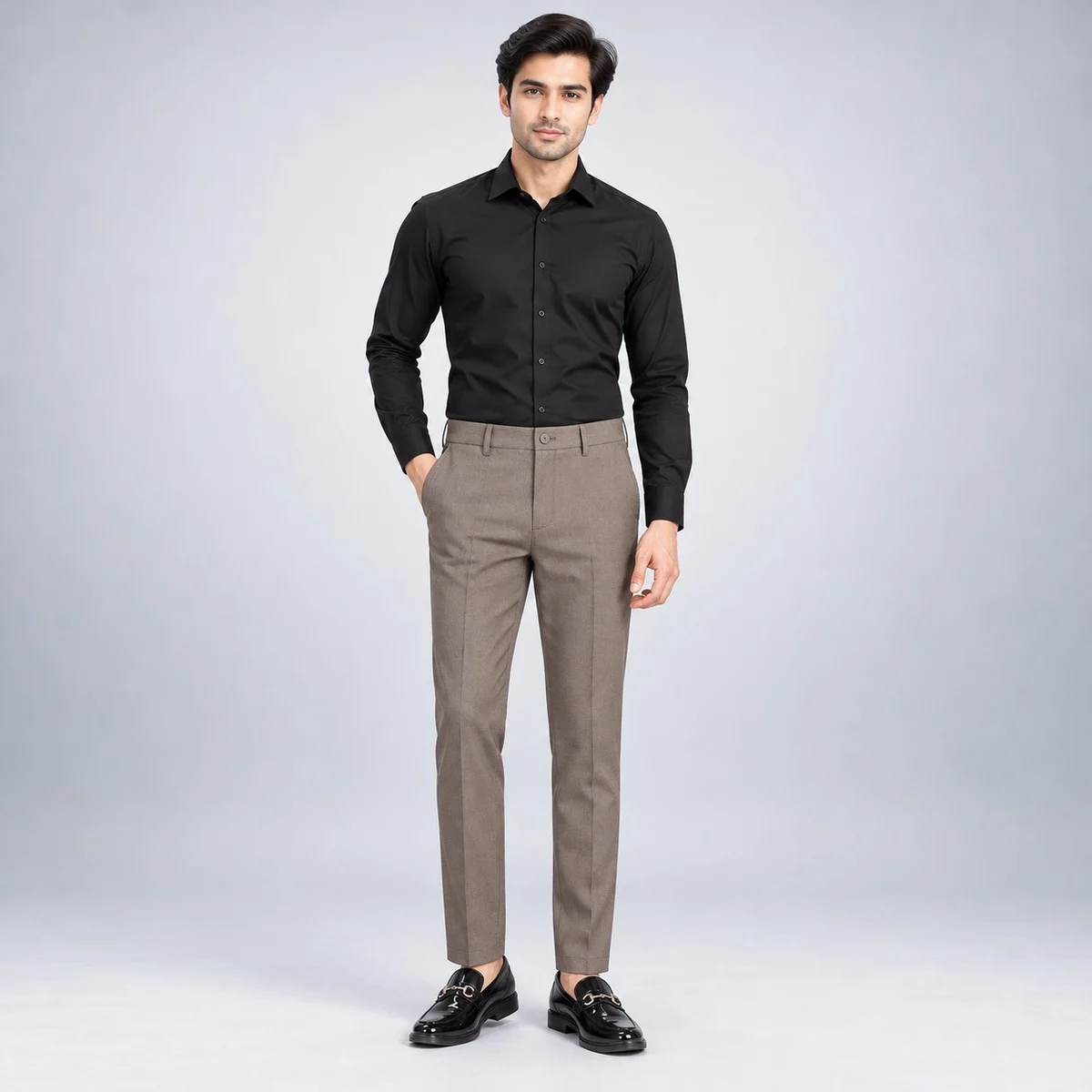 Mens Formal Shirt And Trouser Corporate Uniform Set
