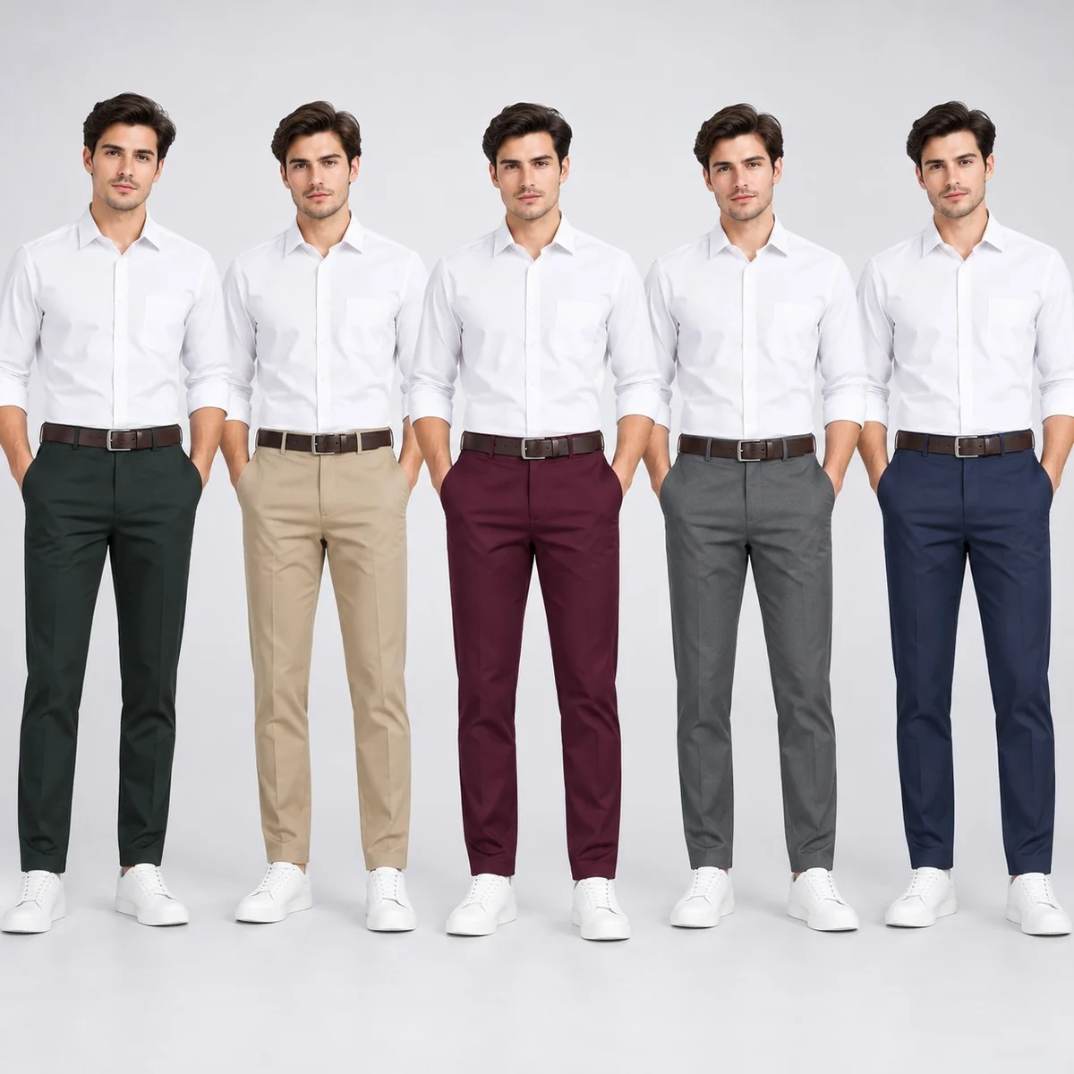 Mens Corporate Formal Shirt and Trouser Uniform Set