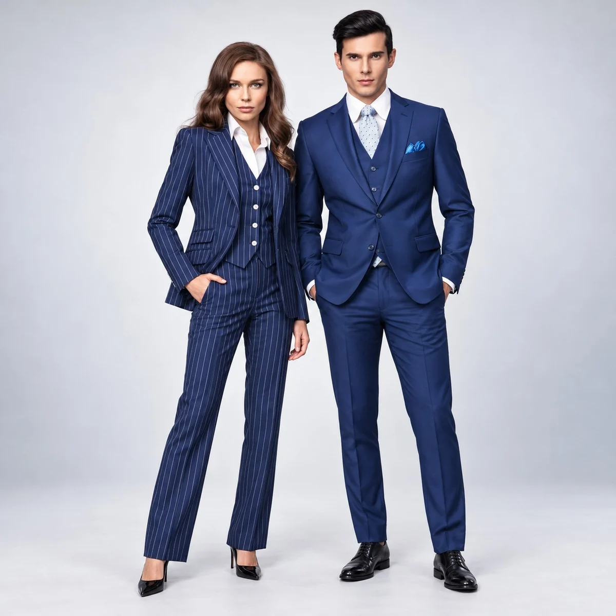 Corporate Three-Piece Suit Set