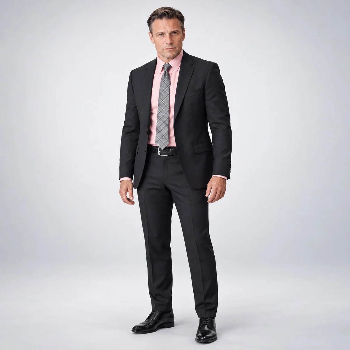 Mens Charcoal Grey Formal Suit Set