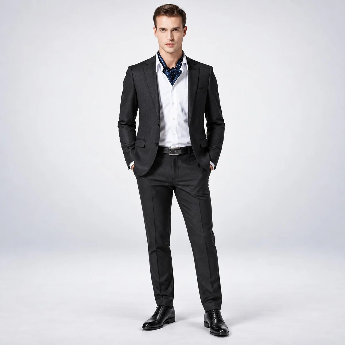 Mens Charcoal Grey Formal Suit Set
