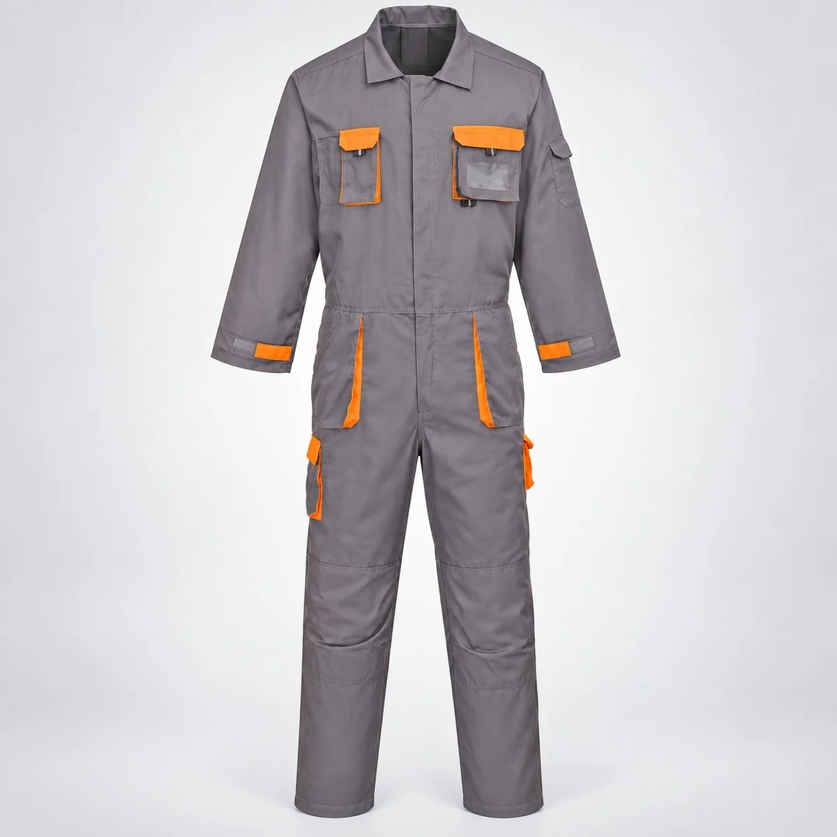 Grey and Orange Industrial Coverall