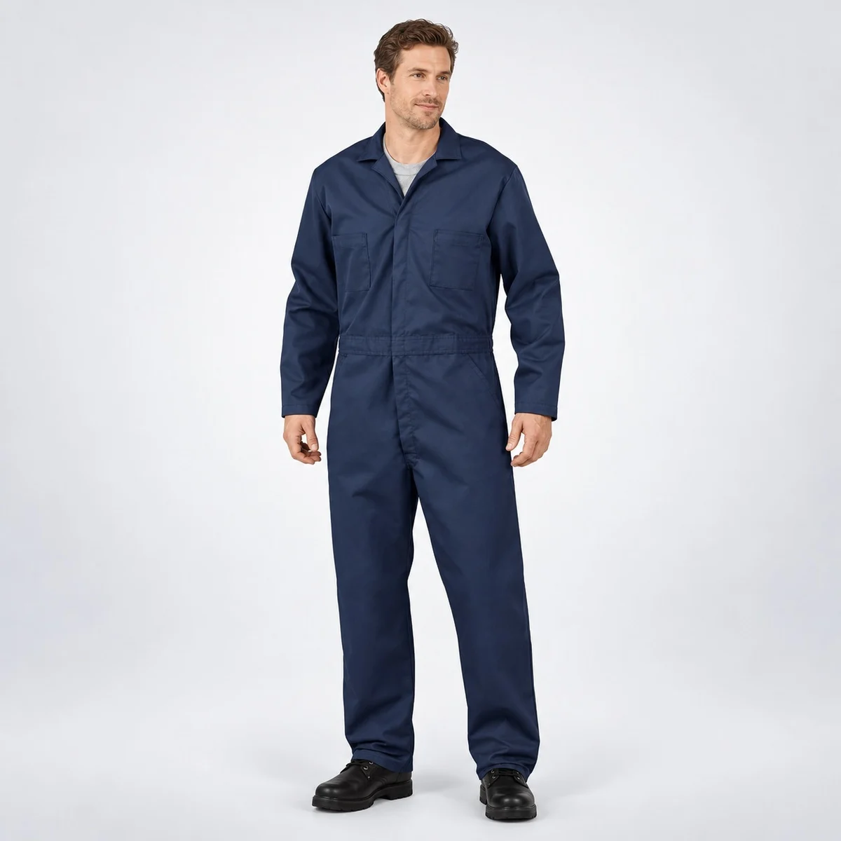 Navy Blue Industrial Coverall