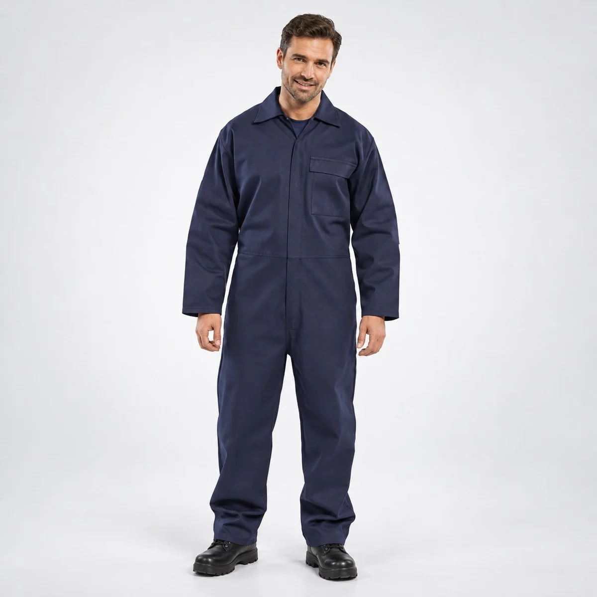 Navy Blue Industrial Coverall