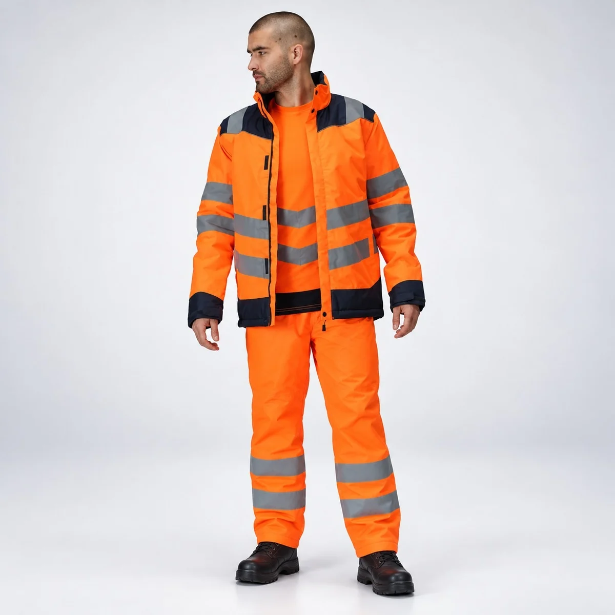High-Visibility Winter Set Orange