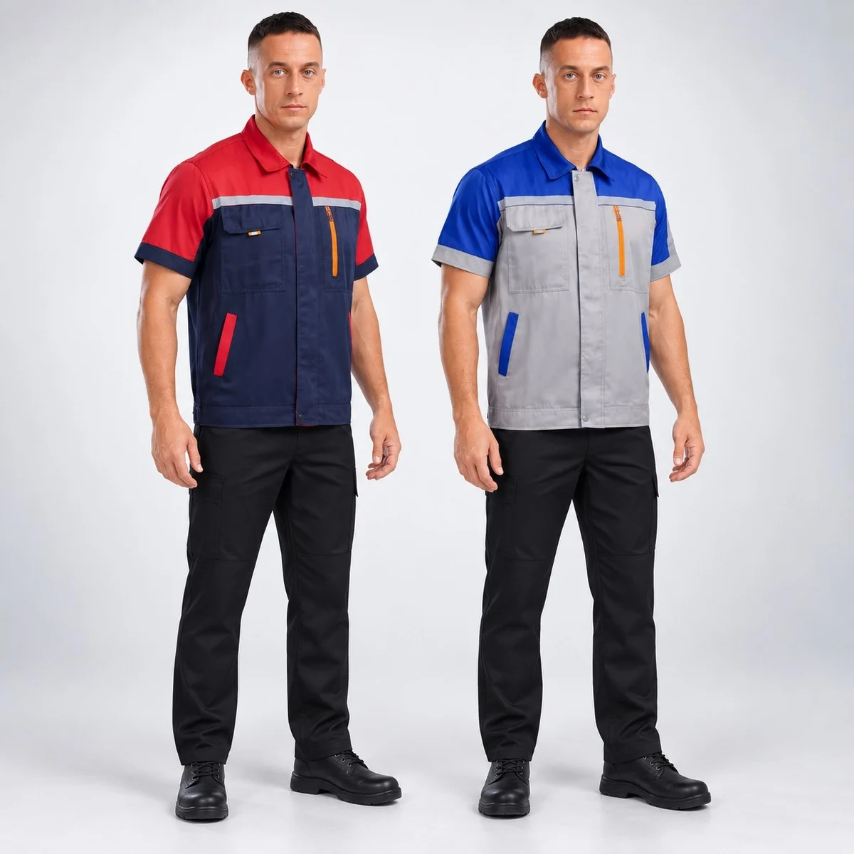 Industrial Work Shirt and Trouser Set