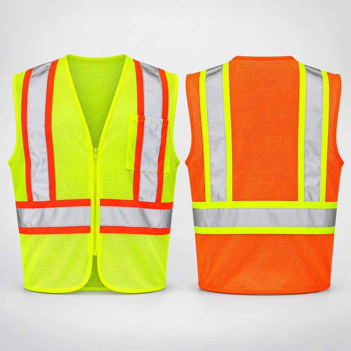 High-Visibility Reversible Safety Vest