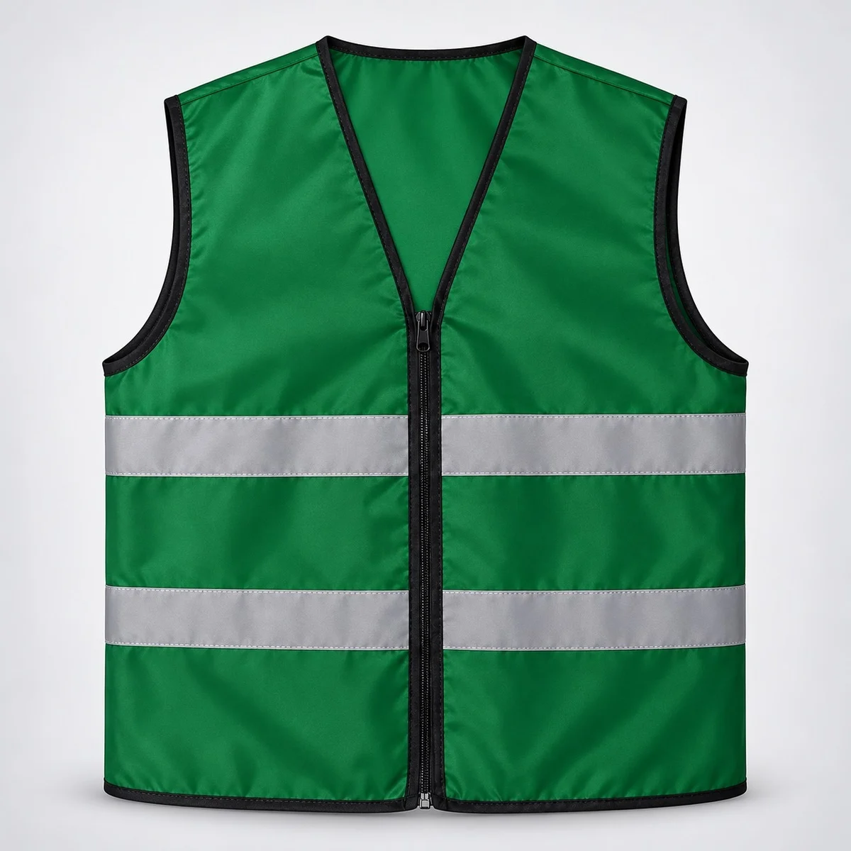 Green Industrial Safety Vest