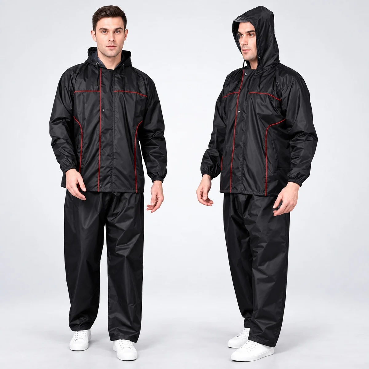 Industrial Waterproof Black Rain Suit