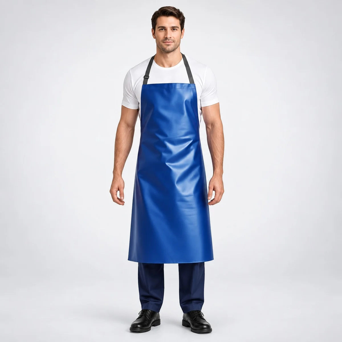 Royal Blue Waterproof Industrial Apron