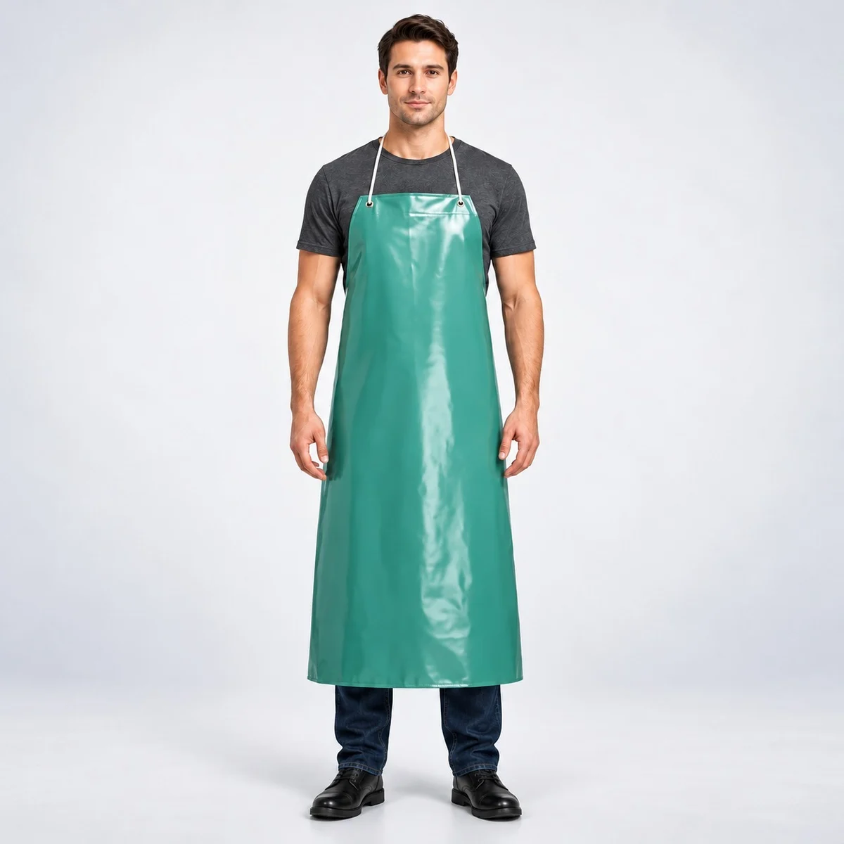 Green Industrial PVC Waterproof Apron