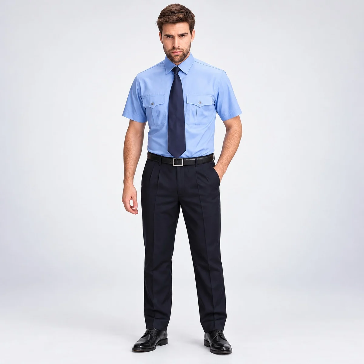 Mens Corporate Shirt and Trouser Uniform Set