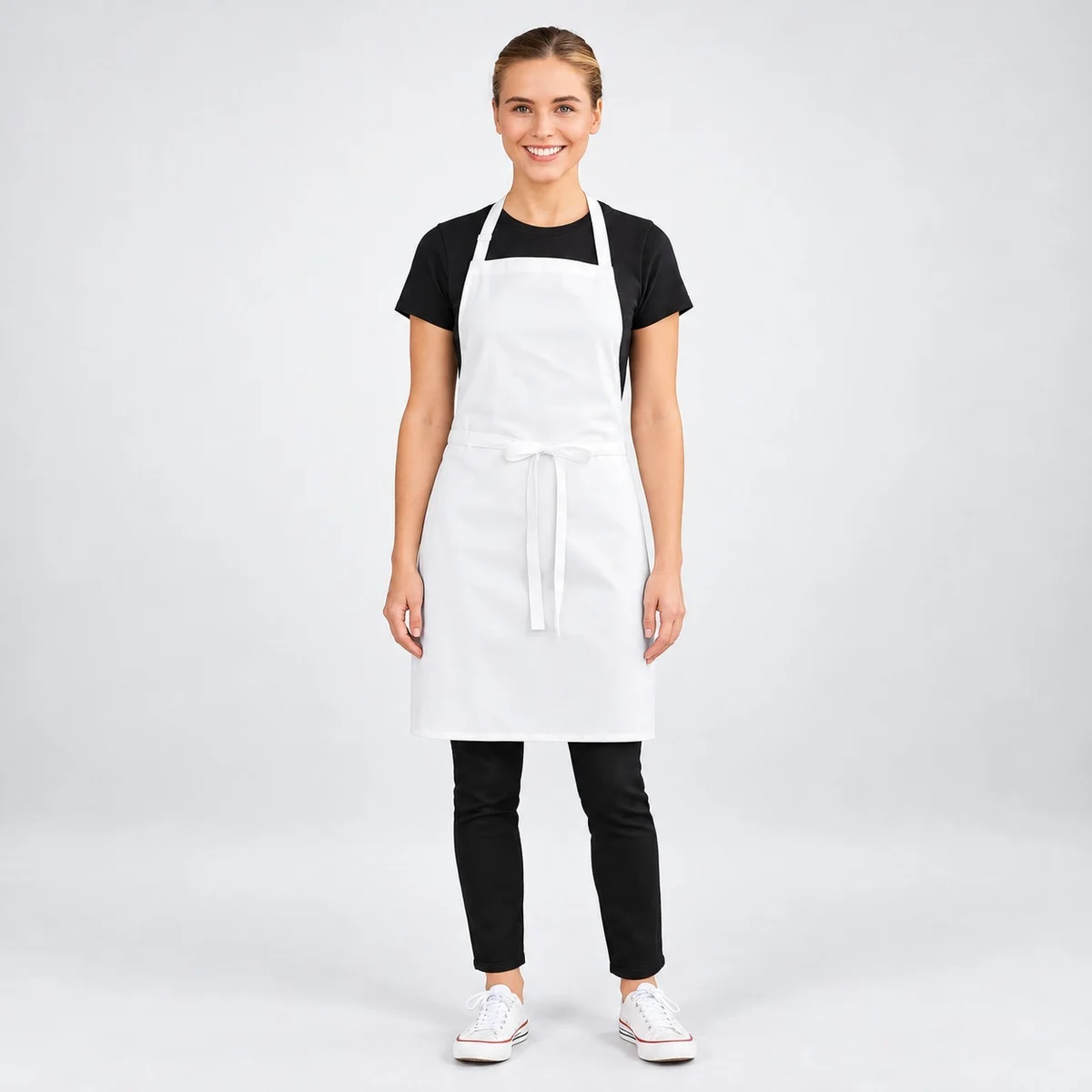 White Hotel Uniform Bib Apron