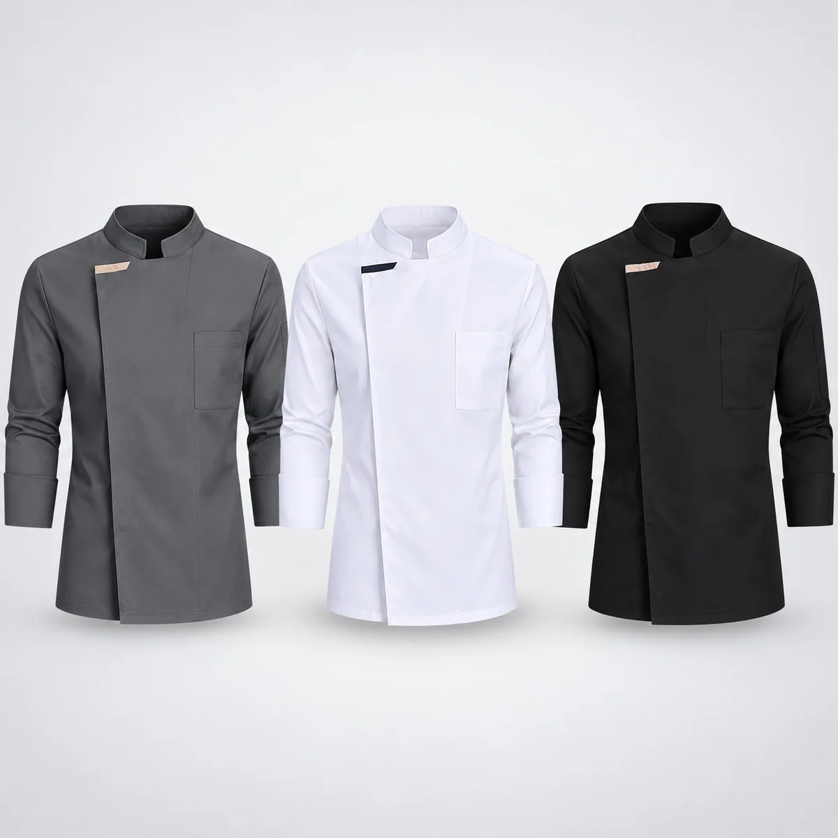 Assorted Poly-Cotton Full Sleeve Chef Jacket