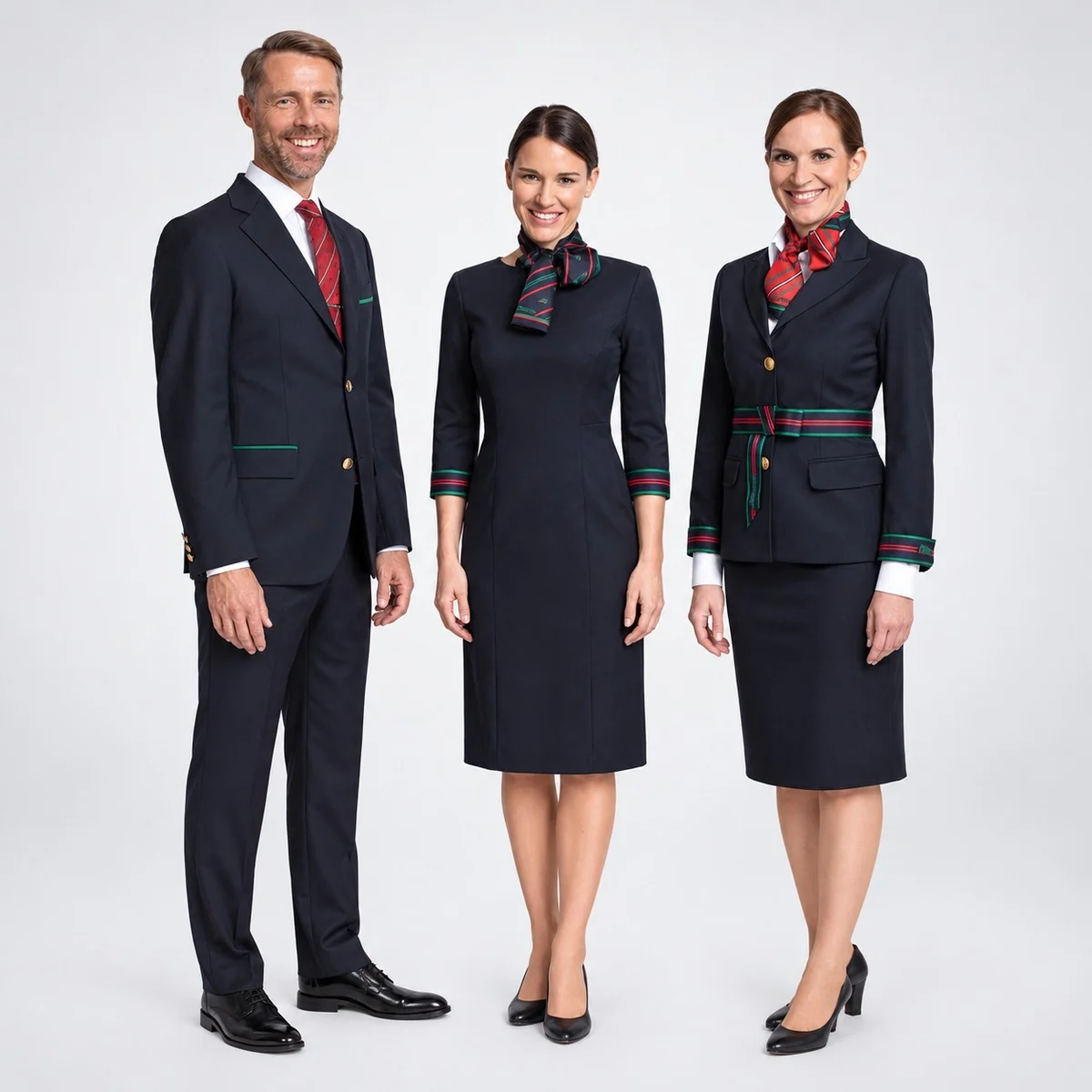 Dark Navy Blue Airline Uniform Collection